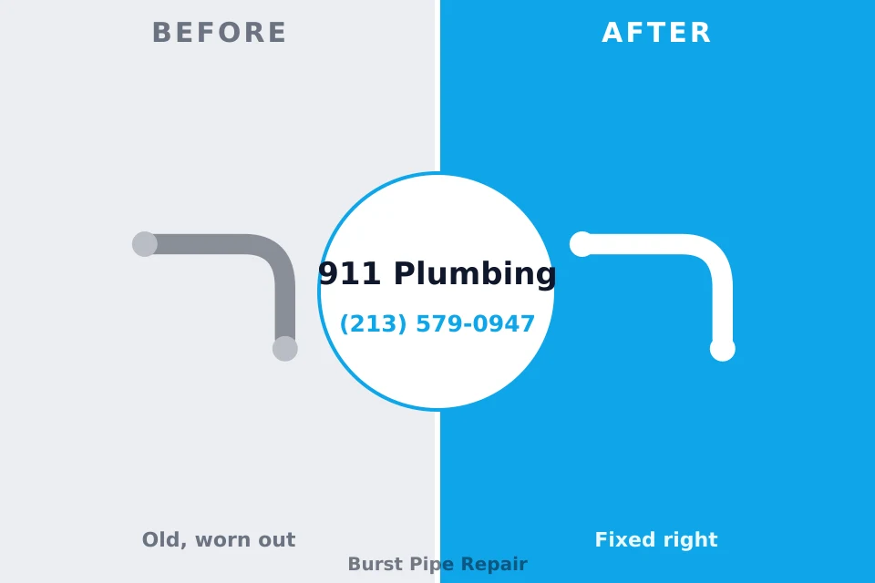 Before and after: plumbing company Brooksville, FL